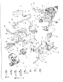 Engine parts for Craftsman Front-Engine Lawn Tractor 91725091 from AppliancePartsPros.com