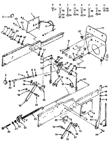Lift Adjustment parts for Craftsman Front-Engine Lawn Tractor 917250910 from AppliancePartsPros.com