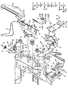 Mower parts for Craftsman Front-Engine Lawn Tractor 917250910 from AppliancePartsPros.com