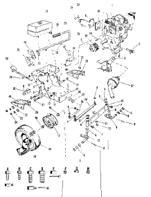 Engine parts for Craftsman Front-Engine Lawn Tractor 91725092 from AppliancePartsPros.com