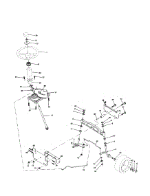 Steering parts for Craftsman Front-Engine Lawn Tractor 917250980 from AppliancePartsPros.com