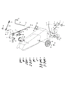 Idler & Braking Assembly parts for Craftsman Front-Engine Lawn Tractor 91725111 from AppliancePartsPros.com