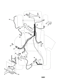 Electrical parts for Craftsman Front-Engine Lawn Tractor 917251120 from AppliancePartsPros.com