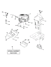 Engine parts for Craftsman Front-Engine Lawn Tractor 917251120 from AppliancePartsPros.com