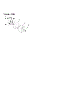 Wheels And Tires parts for Craftsman Front-Engine Lawn Tractor 917251120 from AppliancePartsPros.com