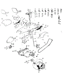 Drive Assembly parts for Craftsman Front-Engine Lawn Tractor 91725120 from AppliancePartsPros.com
