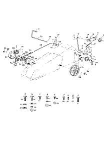 Idler & Braking Assembly parts for Craftsman Front-Engine Lawn Tractor 91725130 from AppliancePartsPros.com