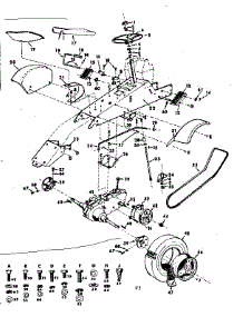 Steering And Front Axle parts for Craftsman Front-Engine Lawn Tractor 91725131 from AppliancePartsPros.com
