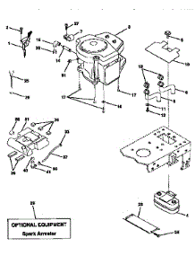 Engine parts for Craftsman Front-Engine Lawn Tractor 917251360 from AppliancePartsPros.com