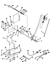 Mower Lift parts for Craftsman Front-Engine Lawn Tractor 917251360 from AppliancePartsPros.com