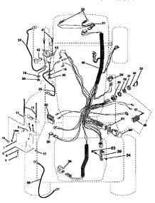 Electrical parts for Craftsman Front-Engine Lawn Tractor 917251370 from AppliancePartsPros.com