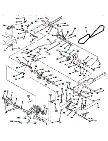 Ground Drive parts for Craftsman Front-Engine Lawn Tractor 917251370 from AppliancePartsPros.com