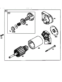 Engine 460777-1297-01 (71,500) parts for Craftsman Front-Engine Lawn Tractor 917251470 from AppliancePartsPros.com