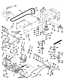 Drive parts for Craftsman Front-Engine Lawn Tractor 917251470 from AppliancePartsPros.com
