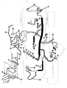 Electrical parts for Craftsman Front-Engine Lawn Tractor 917251471 from AppliancePartsPros.com