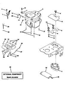Engine parts for Craftsman Front-Engine Lawn Tractor 917251471 from AppliancePartsPros.com