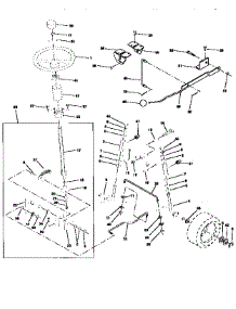 Steering Assembly parts for Craftsman Front-Engine Lawn Tractor 917251472 from AppliancePartsPros.com