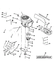 Engine parts for Craftsman Front-Engine Lawn Tractor 917251480 from AppliancePartsPros.com