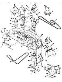 Mower Deck parts for Craftsman Front-Engine Lawn Tractor 917251480 from AppliancePartsPros.com