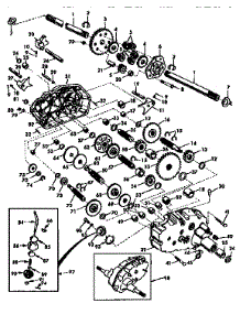 Transaxle parts for Craftsman Front-Engine Lawn Tractor 917251480 from AppliancePartsPros.com