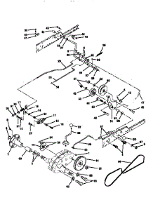 Ground Drive parts for Craftsman Front-Engine Lawn Tractor 917251481 from AppliancePartsPros.com