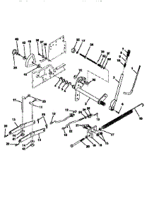 Lift Assembly parts for Craftsman Front-Engine Lawn Tractor 917251481 from AppliancePartsPros.com