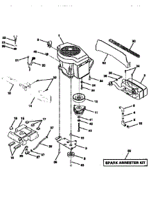 Engine parts for Craftsman Front-Engine Lawn Tractor 917251482 from AppliancePartsPros.com
