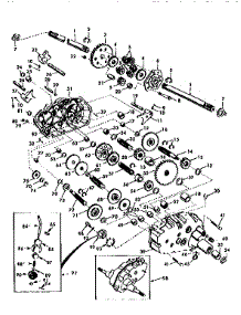 Transaxle parts for Craftsman Front-Engine Lawn Tractor 917251482 from AppliancePartsPros.com