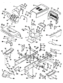 Chassis And Enclosures parts for Craftsman Front-Engine Lawn Tractor 917251490 from AppliancePartsPros.com
