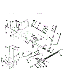 Lift Assembly parts for Craftsman Front-Engine Lawn Tractor 917251490 from AppliancePartsPros.com
