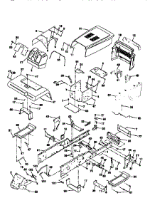 Chassis And Enclosures parts for Craftsman Front-Engine Lawn Tractor 917251491 from AppliancePartsPros.com