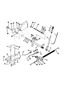 Lift Assembly parts for Craftsman Front-Engine Lawn Tractor 917251491 from AppliancePartsPros.com