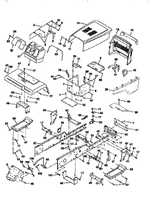 Chassis And Enclosures parts for Craftsman Front-Engine Lawn Tractor 917251492 from AppliancePartsPros.com