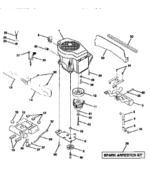 Engine parts for Craftsman Front-Engine Lawn Tractor 917251492 from AppliancePartsPros.com