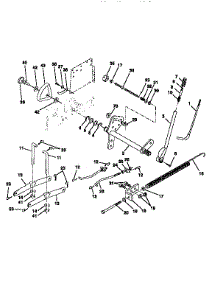 Lift Assembly parts for Craftsman Front-Engine Lawn Tractor 917251492 from AppliancePartsPros.com