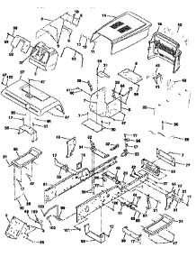 Chassis And Enclosures parts for Craftsman Front-Engine Lawn Tractor 917251493 from AppliancePartsPros.com