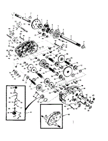 Transaxle parts for Craftsman Front-Engine Lawn Tractor 91725151 from AppliancePartsPros.com