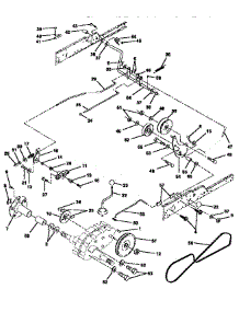 Ground Drive parts for Craftsman Front-Engine Lawn Tractor 917251510 from AppliancePartsPros.com