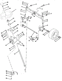 Steering Assembly parts for Craftsman Front-Engine Lawn Tractor 917251510 from AppliancePartsPros.com