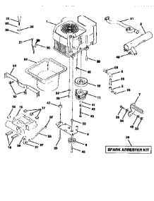 Engine parts for Craftsman Front-Engine Lawn Tractor 917251510 from AppliancePartsPros.com