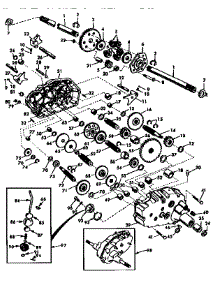 Transaxle parts for Craftsman Front-Engine Lawn Tractor 917251510 from AppliancePartsPros.com