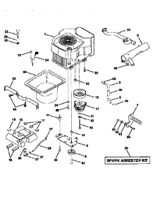 Engine parts for Craftsman Front-Engine Lawn Tractor 917251511 from AppliancePartsPros.com