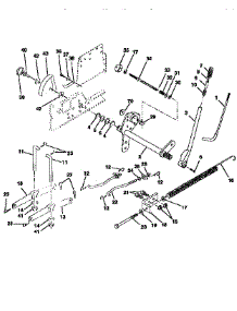 Lift Assembly parts for Craftsman Front-Engine Lawn Tractor 917251511 from AppliancePartsPros.com