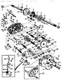 Transaxle parts for Craftsman Front-Engine Lawn Tractor 917251511 from AppliancePartsPros.com