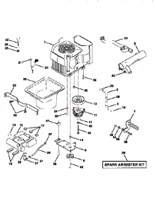 Engine parts for Craftsman Front-Engine Lawn Tractor 917251512 from AppliancePartsPros.com