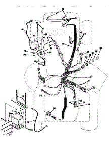 Electrical parts for Craftsman Front-Engine Lawn Tractor 917251520 from AppliancePartsPros.com