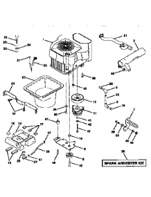 Engine parts for Craftsman Front-Engine Lawn Tractor 917251520 from AppliancePartsPros.com