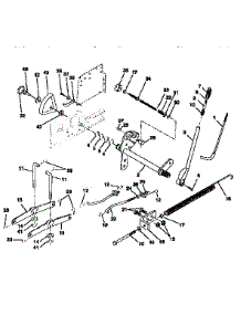 Lift Assembly parts for Craftsman Front-Engine Lawn Tractor 917251520 from AppliancePartsPros.com