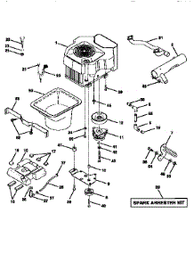 Engine parts for Craftsman Front-Engine Lawn Tractor 917251521 from AppliancePartsPros.com