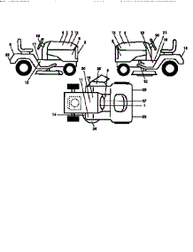 Decals parts for Craftsman Front-Engine Lawn Tractor 917251521 from AppliancePartsPros.com